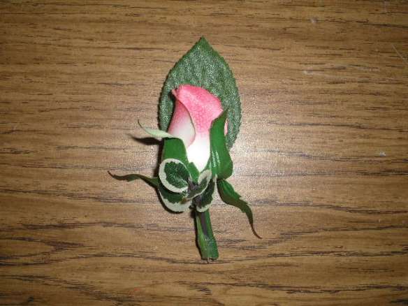 Here's what you have now, a bare bout. Now we need the ribbon jacket