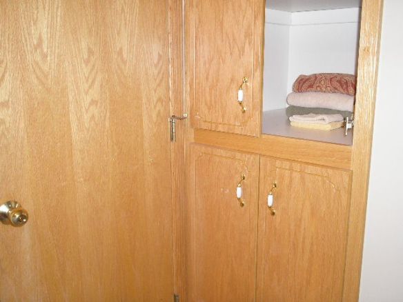 Cabinets and door B4
