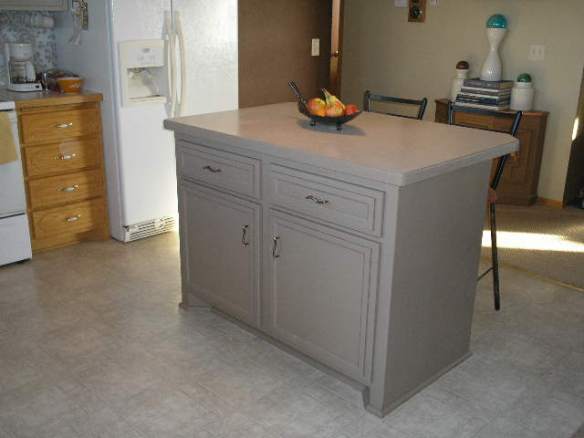 Newly Redone Kitchen Island
